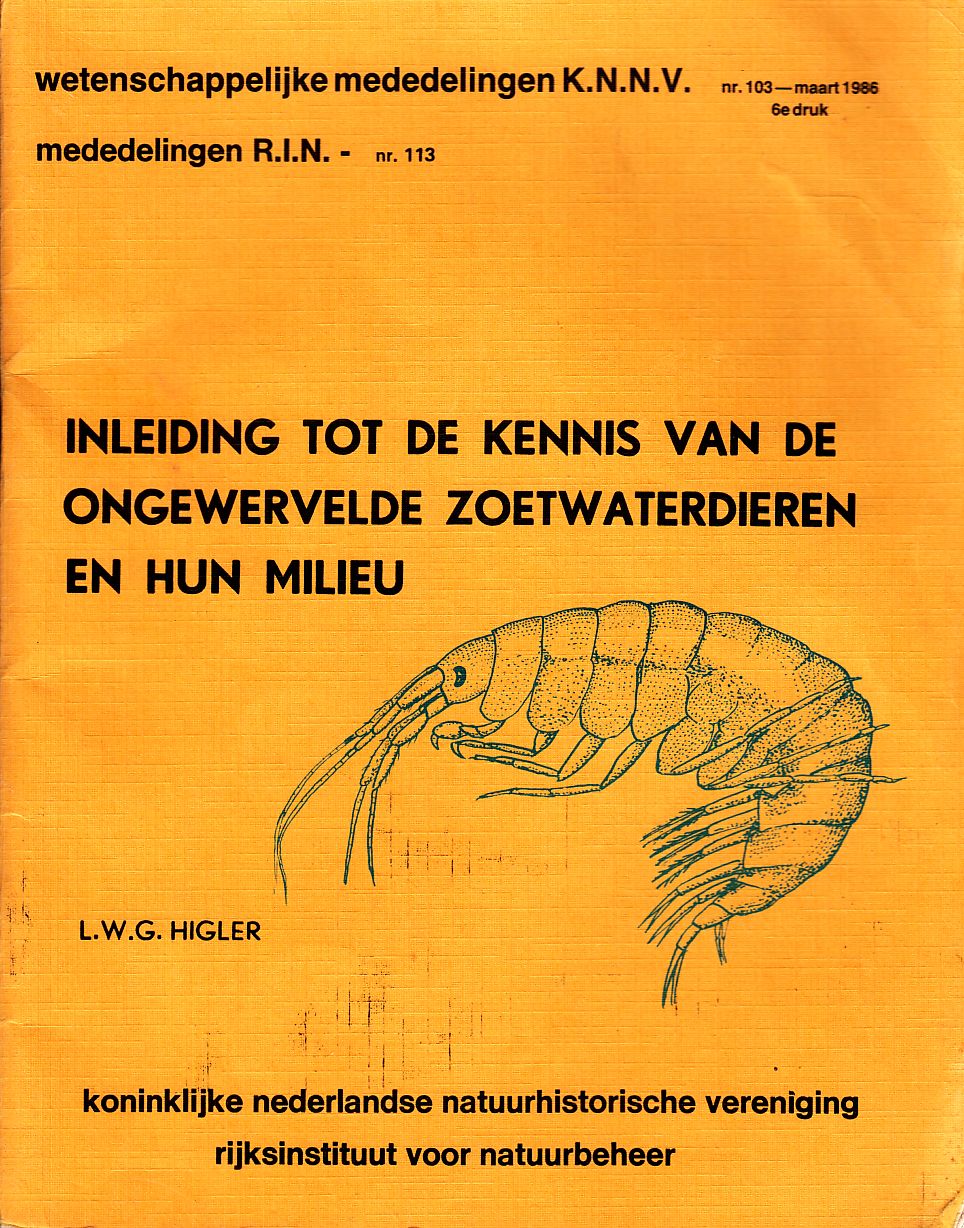 Inleiding tot de kennis van de ongewervelde zoetwaterdieren en hun milieu (Higler)